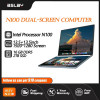 Tablet Double-Screen Intel N100 14+14 inch Laptop 16GB DDR5 2TB SSD HD Camera 9000 mAH 1920*1280 Screen Windows 11 Computer