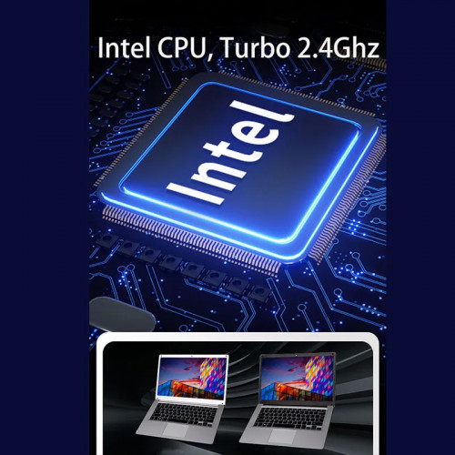 2025 14 inch Affordable Student Laptop Budget-Friendly Notebook Windows 10 for School Lightweight intel Celeron CPU USB 3.0 WiFi