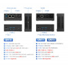 TexHoo New 12Th Gen Mini Pc Windows11 Intel  N100 N150 Processor 16Gb Ddr5 4800Mhz 512Gb Pocket 12V Dual Lan Mini Computer
