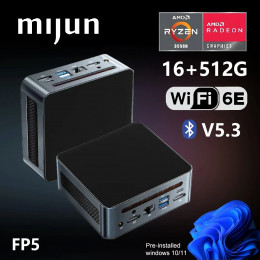 Mini PC AMD Ryzen 5 3550H mini pc Computer DDR4 16GB RAM 512GB ROM Low Power Support Windows 11 WIFI6E BT5.3 Desktop Computer 