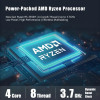 Mini PC AMD Ryzen 5 3550H mini pc Computer DDR4 16GB RAM 512GB ROM Low Power Support Windows 11 WIFI6E BT5.3 Desktop Computer