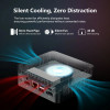 Mini PC AMD Ryzen 5 3550H mini pc Computer DDR4 16GB RAM 512GB ROM Low Power Support Windows 11 WIFI6E BT5.3 Desktop Computer