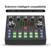Likheung V8 V8S Audio Mixer USB External Headset Microphone Webcast Personal Live Broadcast Sound Card For Phone Computer