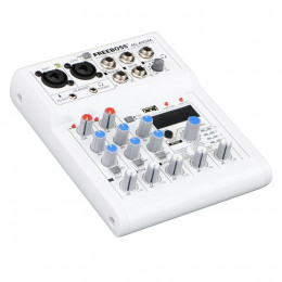 FREEBOSS Mixing Console Mobile Broadcast 4 Channel Bluetooth PC USB Play Record 88 DSP Digital Effect Sound Audio Mixer AG-AS04A