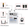 FREEBOSS Mixing Console Mobile Broadcast 4 Channel Bluetooth PC USB Play Record 88 DSP Digital Effect Sound Audio Mixer AG-AS04A