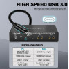 UX44 Audio Interface Sound Card 4-Channel Mixer 32-bit/192KHz for Game Voice,Podcast,Live Recording,Professional Studio Singing