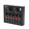 Professional Audio Sound Card with Monitor USB Headset for Electric Guitar Live Recording Studio Effects Audio Mixer