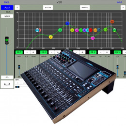 Shenndare V20 Professional Digital Mixer 20 channel  digital Mixing Audio System  for  Dj Professional Audio mixer console Stage