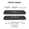 V300 Pro Bluetooth Mini Audio Mixer Sound Card Portable Board DJ 16 Digital Effects Noise Reduction Console USB Record Singing
