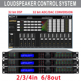SENMICRE CX4.8 Complete Loudspeaker Management System 4IN 8OUT  Digital Processor Professional Driver Rack Pro Audio Processor 