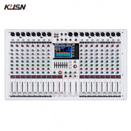 16 Channel Digital Console 99 DSP Professional Sound Mixer Powered Audio Mixing Console Power Soundcraft with Bluetooth USB - 44