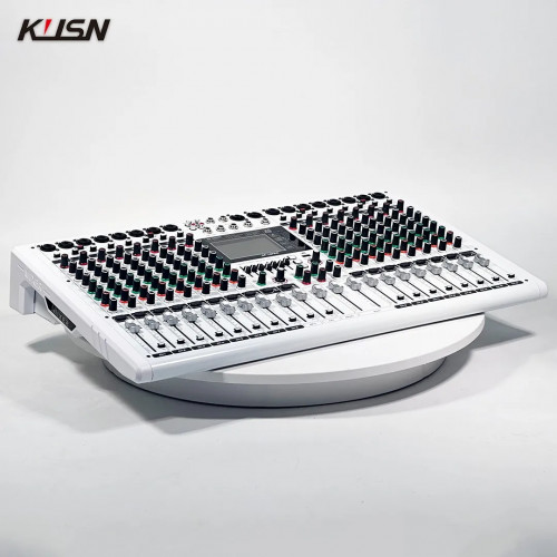 16 Channel Digital Console 99 DSP Professional Sound Mixer Powered Audio Mixing Console Power Soundcraft with Bluetooth USB - 44
