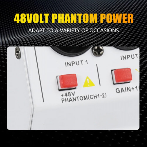 Professional Audio Mixer 4 Channel 99 DSP 48V Phantom Power USB Studio Sound Mixers Bluetooth DJ Console Mixing Karaok - 44