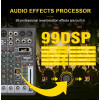 TKL Z-8 Professional 8channel Mixing 99DSP Console Balance Bluetooth USB Interface Party Stage Family