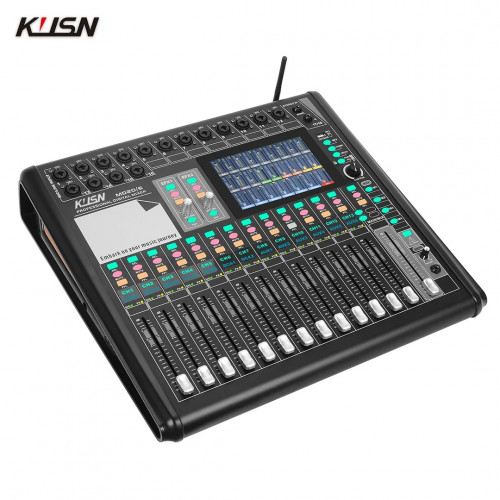 20 Channel Professional Digital Mixer Mixing Console 16 DSP Sound Mixer Console with 7 Inch Touchscreen