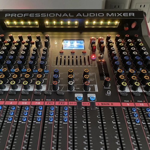 DJ Sound Controller Professional mixer 12/16/20-channel dual 128DSP stage performance USB MP3 Bluetooth audio mixer Studio Audio