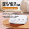 1pc Mini Sleep Sound Machine 10 Soothing Nature Sounds Portable Mini Sleep Sound Machine, Noise Cancelling With Breathing Light