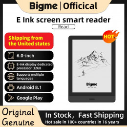 Bigme Read ebook reader, 6'' e-ink screen electronic book, Android system,support google play, Eink screen ebook tablet