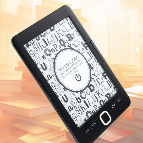 Digital Electric Book Reader Clear Display 6 Inch Text Annotation Ink Screen Book Reader with 8G Storage for Commuting for Home