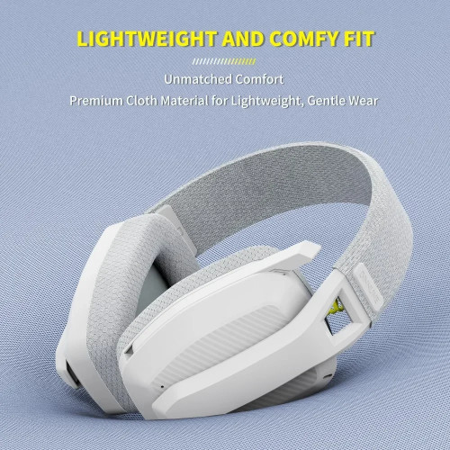 BINNUNE BW06 2.4GHz Bluetooth Headsets Gamer with Mic Wireless Gaming Headphone with Microphone for PS5 PS4 PC Mac Playstation