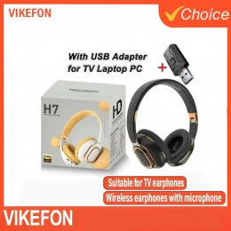 H7 Tv Bluetooth Headphone Wireless Headphone With USB Adaptor Headset Noise Cancelling Stereo Bass Earphone Foldable for TV PC - AliExpress 