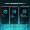 MAMBASNAKE×Attack Shark L80PRO Gaming Headset, Lightweight Over-Ear Gaming Headphones