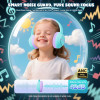 Nova1Pro Kids ANC Wireless Headphones Bluetooth 5.4 42dB Active Noise Cancellation Earphones with Mic 75/85/94dB Volume Limited