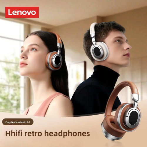 100% Original Lenovo LE602 Head Mounted Wireless Earphones Over-ear 6.0 Bluetooth Headphone HIFI Stereo Music Game Sport Earbuds