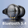 Wireless Headphones  Bluetooth Headset With Mic Handsfree Noise Canceling Earphones Clip Ear Music Sports Gaming Earplug
