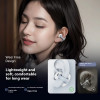 Clip-On Earbuds Open Ear Headphones Wireless Bluetooth Ear Buds -in Microphone, Lightweight Comfort, Stable Fit Earphones for Ru