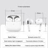 2025 New Air Pro TWS Wireless Bluetooth Earphones Headphones In Ear Earbuds Sports Noise Cancelling Headset for IPhone Android