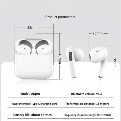 2025 New Air Pro TWS Wireless Bluetooth Earphones Headphones In Ear Earbuds Sports Noise Cancelling Headset for IPhone Android