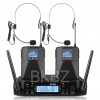 G58 600-699MHz Headset Profressional Wireless Microphone System Automatic Scan 2 Channels Bodypack Transmitter Stage Performance