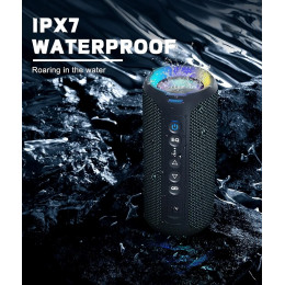 Ortizan X8 Pro Waterproof Bluetooth Speaker Portable Powerful Sound Box Bass Boost Dual Pairing True Wireless Speaker TF/AUX in