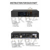 QLXD4-B58-Fullset 500MHz/600MHz Professional Wireless Microphone UHF Handheld Headset Mic Stage Performance Party Karaoke