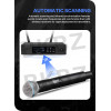 QLXD4-B58-Fullset 500MHz/600MHz Professional Wireless Microphone UHF Handheld Headset Mic Stage Performance Party Karaoke