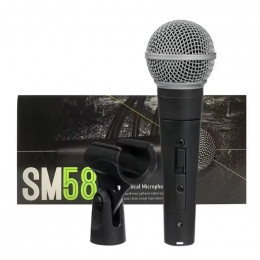 New Packing Professional Live Vocals SM58LC-Mic SM58S-Mic Dynamic Wired Microphone Legendary 58LC Handheld Mic For Studio Stage