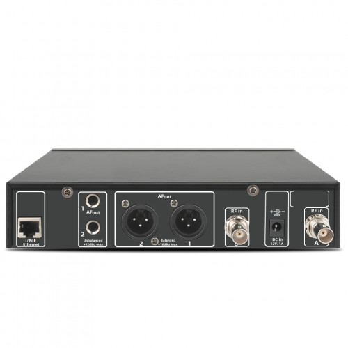 SOMLIMI EM-300 UHF True Diversity Wireless Microphone System for Karaoke Stage Performances Mic Wireless Professionnel