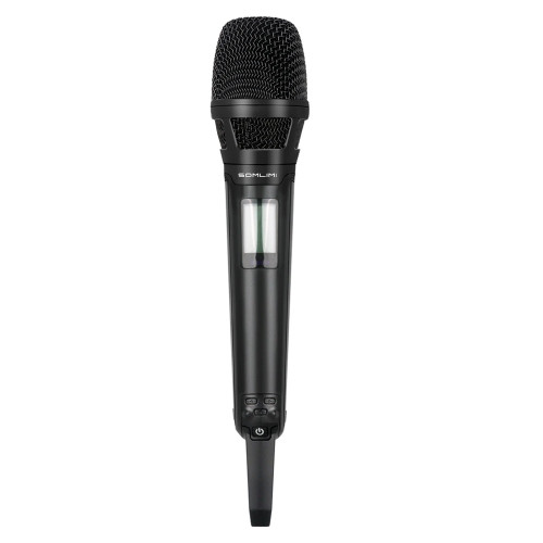SOMLIMI EM-300 UHF True Diversity Wireless Microphone System for Karaoke Stage Performances Mic Wireless Professionnel