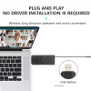 Wireless USB one-to-two gooseneck conference microphones 6RAMS 902585 for broadcasting, gaming, online classes and professional