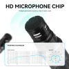 Debra R404 UHF Professional Wireless Microphone System with Conference/Lavalier/Headset Microphone for Stage, Host, Church