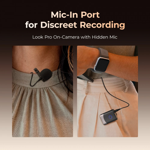 Saramonic Mix Wireless Lavalier Microphone for iPhone 15/16 Type-C Devices Android DSLR Cameras Video Recording Streaming Vlog