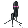 ME4 RGB Condenser Microphone USB Wired Desktop Tripod MIC For Recording Live Gaming Video Noise Reduction Conference Microphone