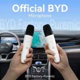 BYD & DENZA Official factory Car Microphone With Receiver, Karaoke Microphone for BYD all Models + Denza, Original sale. 