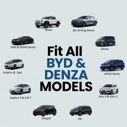 BYD & DENZA Official factory Car Microphone With Receiver, Karaoke Microphone for BYD all Models + Denza, Original sale.