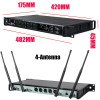 Leicozic 4 Channel Wireless Microphone Professional Lapel Wireless Microfono Headset Microfone Dynamic AD4Q KSM8 KSM11 SM-Beta58