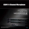 Leicozic 4 Channel Wireless Microphone Professional Lapel Wireless Microfono Headset Microfone Dynamic AD4Q KSM8 KSM11 SM-Beta58