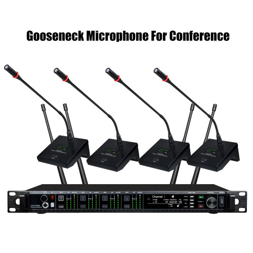 Leicozic 4 Channel Wireless Microphone Professional Lapel Wireless Microfono Headset Microfone Dynamic AD4Q KSM8 KSM11 SM-Beta58