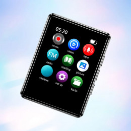 MP3/MP4 HIFI Music Player Compatible with Bluetooth Digital Audio Player Built in Speaker 128GB 1.77 Inch for Student Daily Use