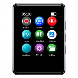 MP3/MP4 HIFI Music Player Compatible with Bluetooth Digital Audio Player Built in Speaker 128GB 1.77 Inch for Student Daily Use